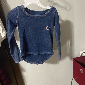 Little girls shoe religion longsleeve Tee 3t